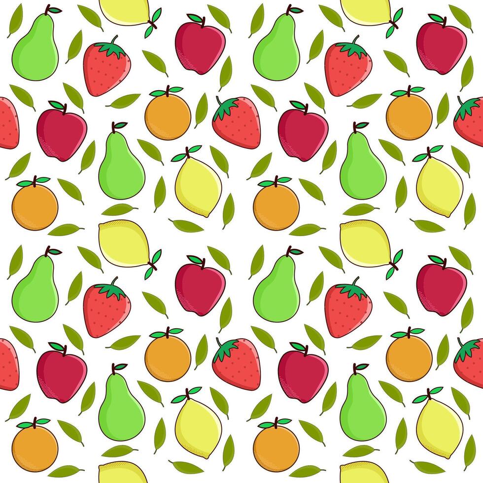 isolated orange fruit cartoon simple vector