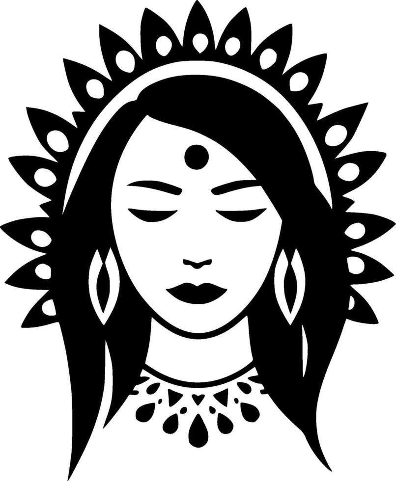 Boho, Minimalist and Simple Silhouette - illustration vector