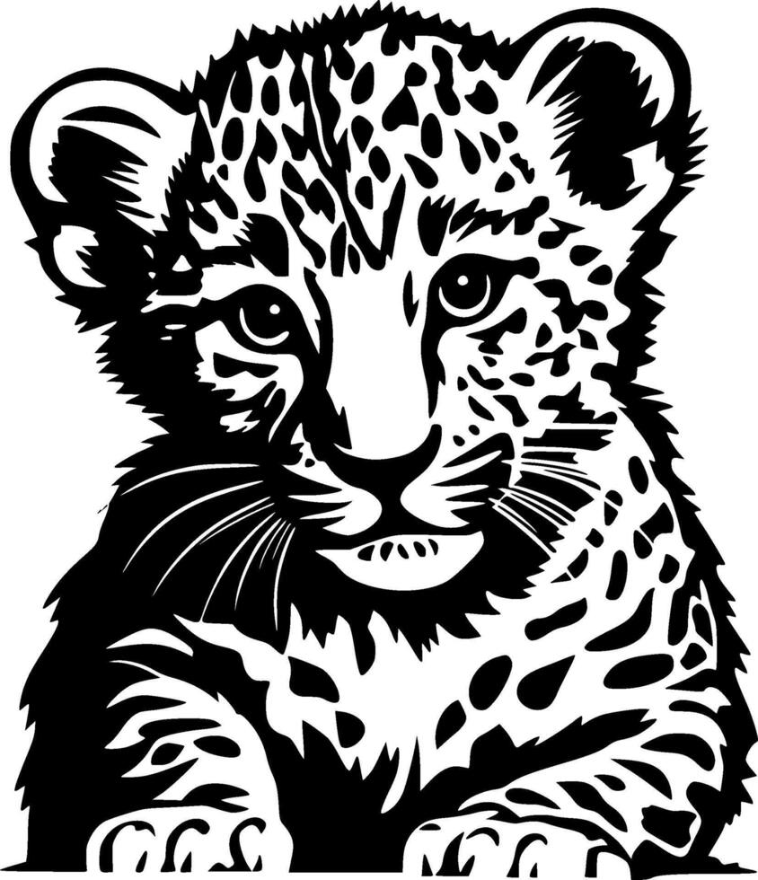 Leopard Baby - High Quality Logo - illustration ideal for T-shirt graphic vector