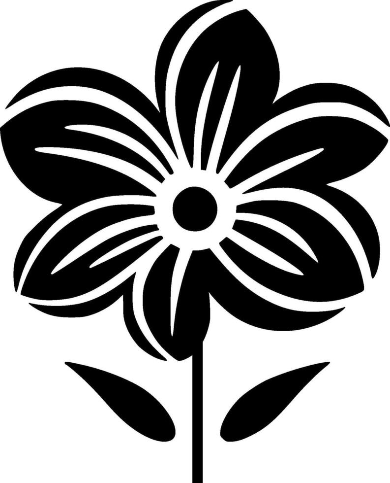 Birth Flower, Minimalist and Simple Silhouette - illustration vector
