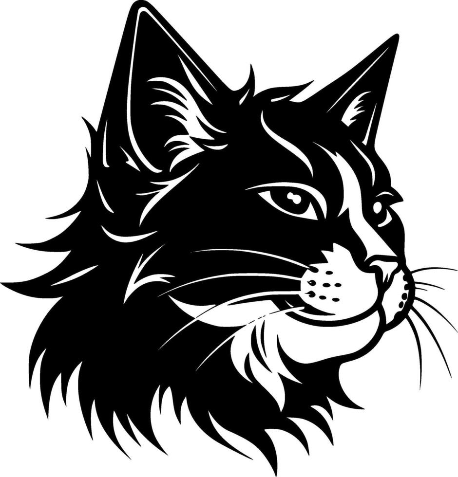 Cat - High Quality Logo - illustration ideal for T-shirt graphic vector
