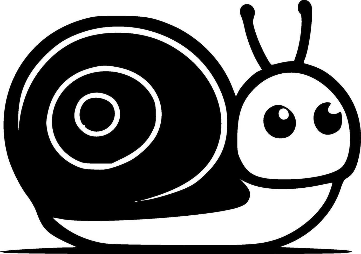 Snail - High Quality Logo - illustration ideal for T-shirt graphic vector