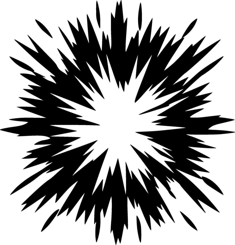Explosion - High Quality Logo - illustration ideal for T-shirt graphic vector