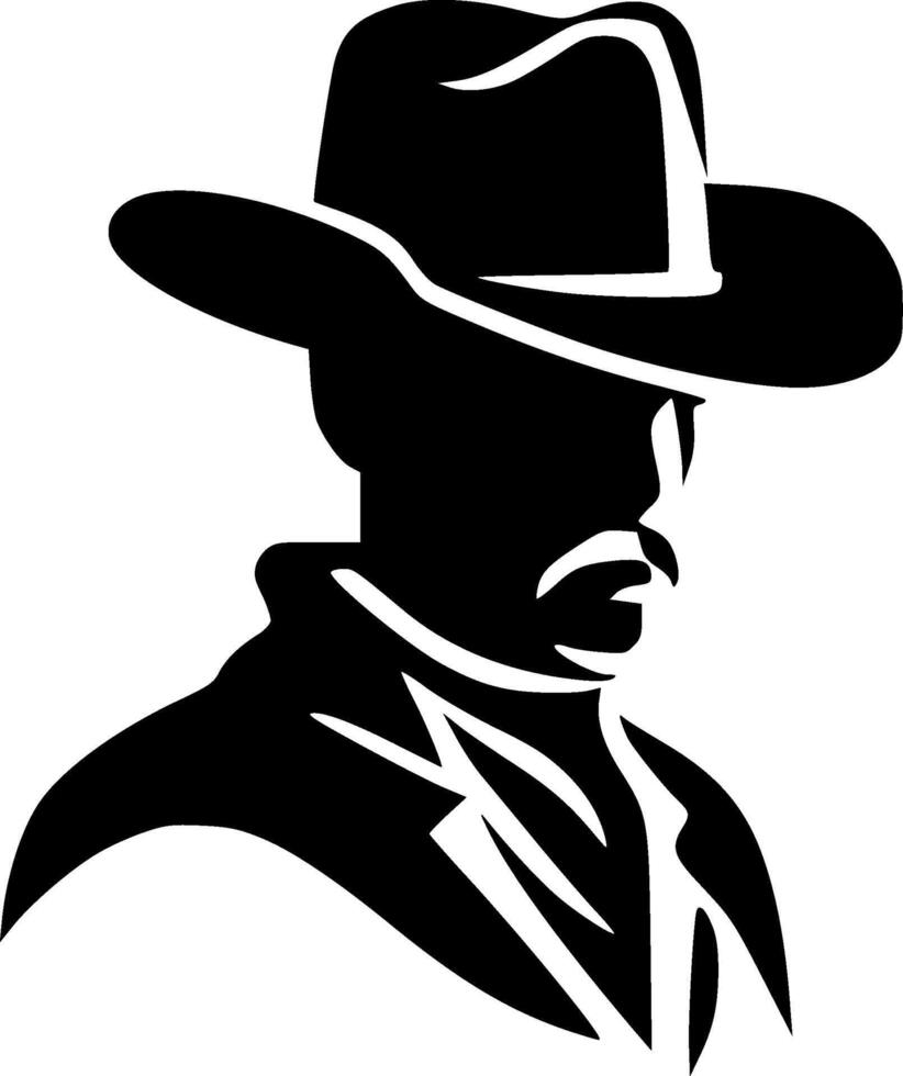 Cowboy - High Quality Logo - illustration ideal for T-shirt graphic vector