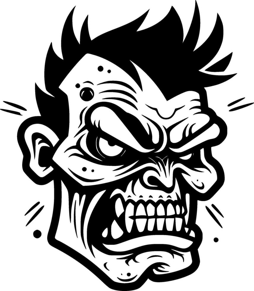 Zombie - High Quality Logo - illustration ideal for T-shirt graphic vector