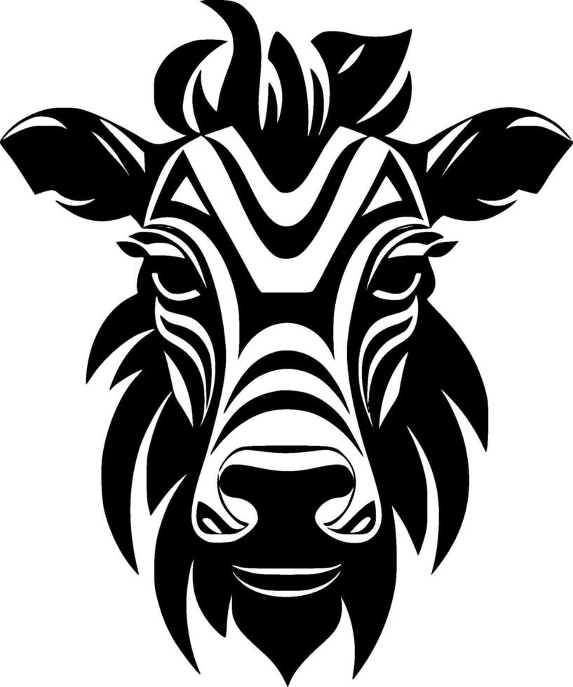 Animal, Black and White illustration vector