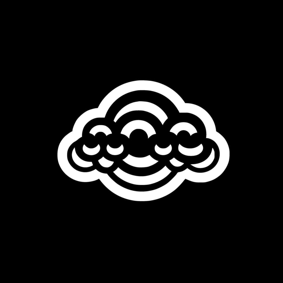 Cloud - Minimalist and Flat Logo - illustration vector
