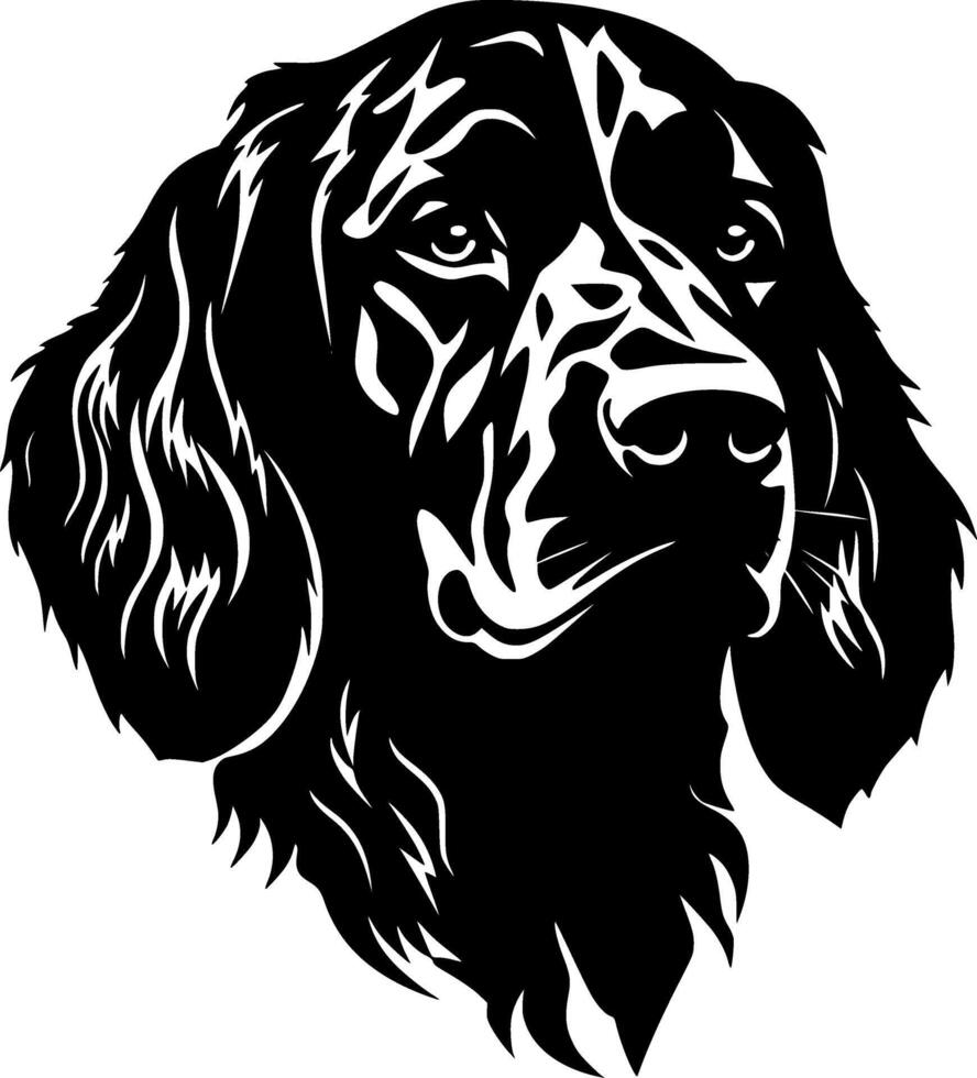 Rhodesian - Black and White Isolated Icon - illustration vector
