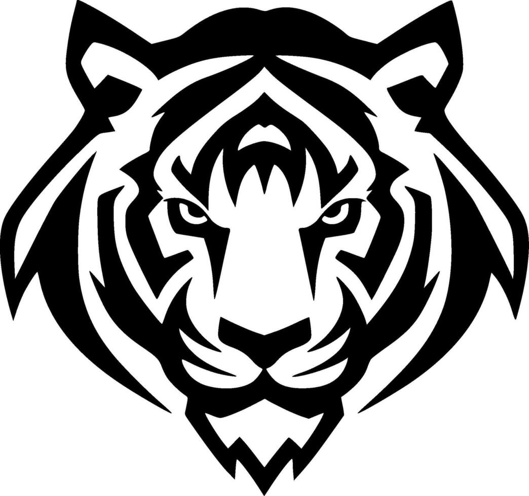 Tiger - Minimalist and Flat Logo - illustration vector
