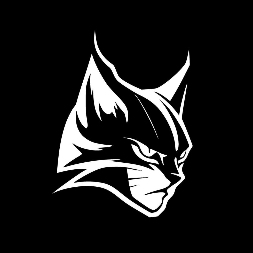 Wildcat, Minimalist and Simple Silhouette - illustration vector
