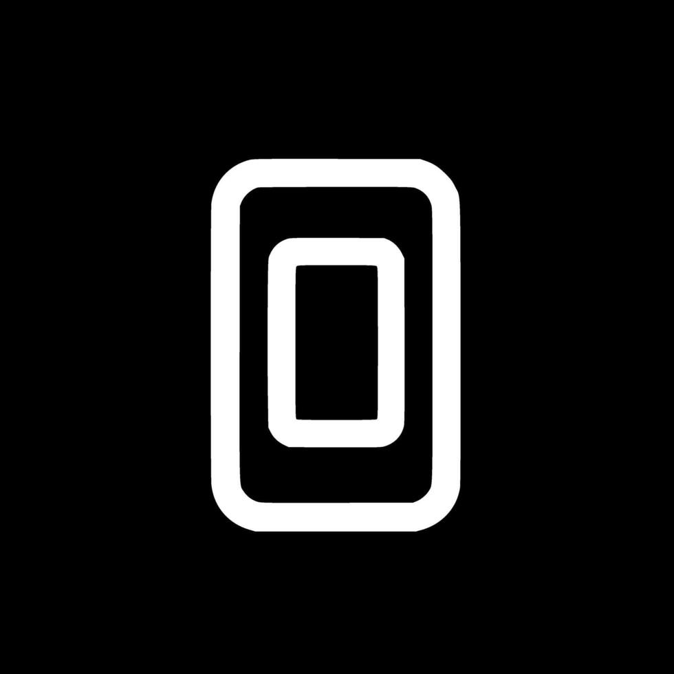 Rectangle, Minimalist and Simple Silhouette - illustration vector