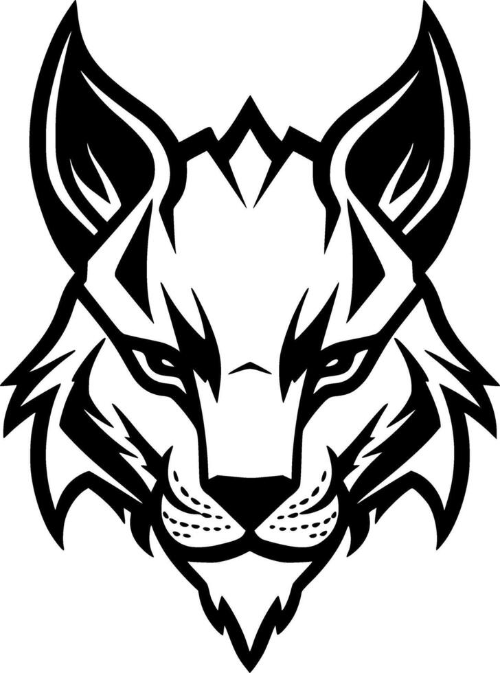 Lynx, Minimalist and Simple Silhouette - illustration vector