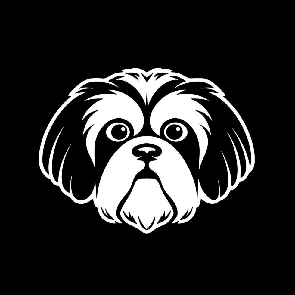 Shih Tzu - High Quality Logo - illustration ideal for T-shirt graphic vector