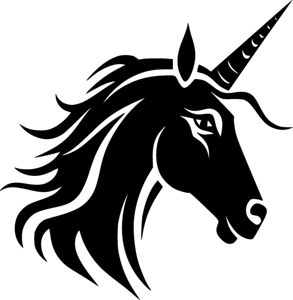 Unicorn - High Quality Logo - illustration ideal for T-shirt graphic vector