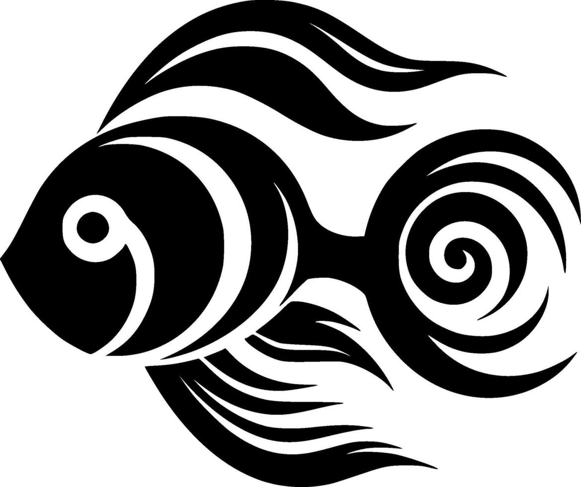 Clownfish - Minimalist and Flat Logo - illustration vector