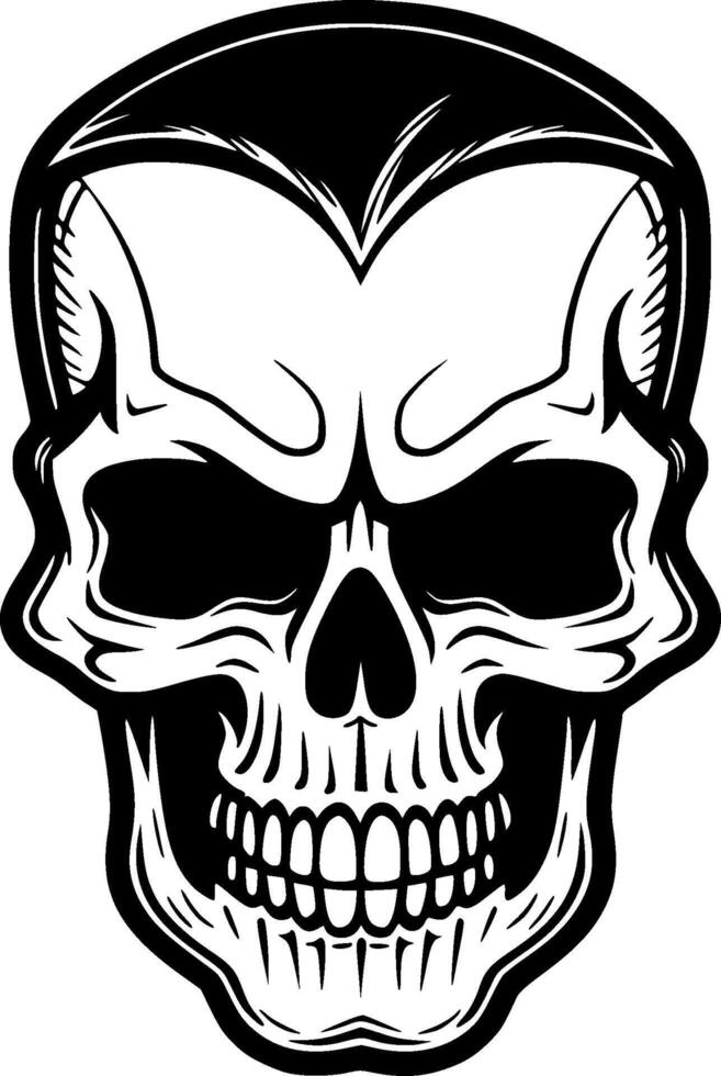 Skull - High Quality Logo - illustration ideal for T-shirt graphic vector