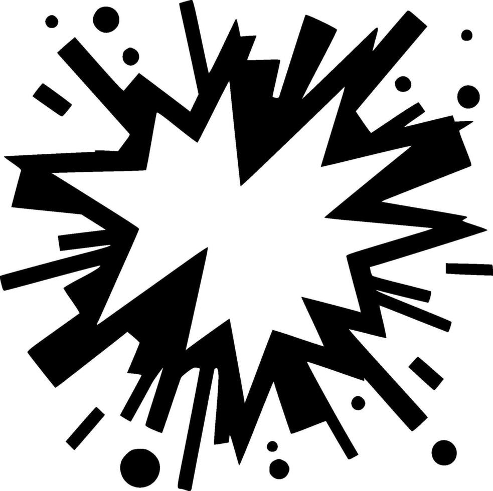Explosion - High Quality Logo - illustration ideal for T-shirt graphic vector