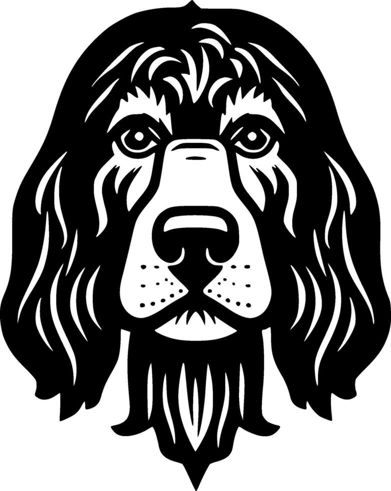 Poodle, Minimalist and Simple Silhouette - illustration vector