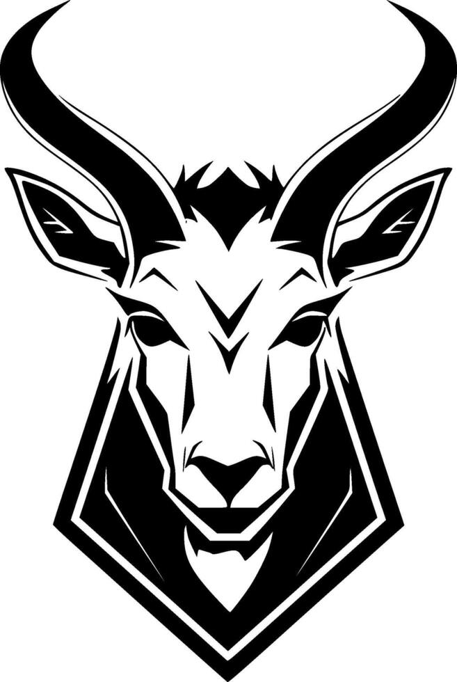 Goat - Minimalist and Flat Logo - illustration vector