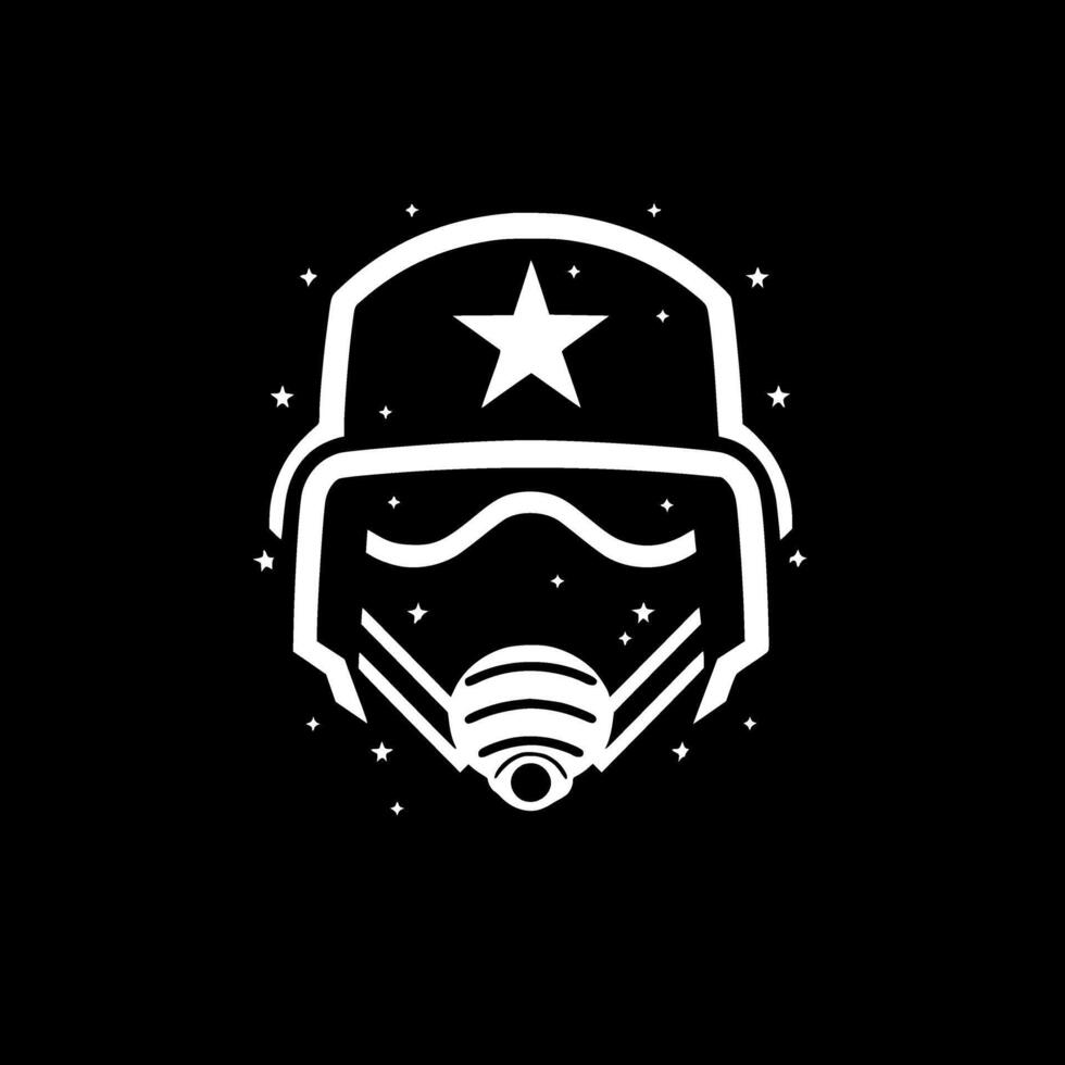 Military, Minimalist and Simple Silhouette - illustration vector