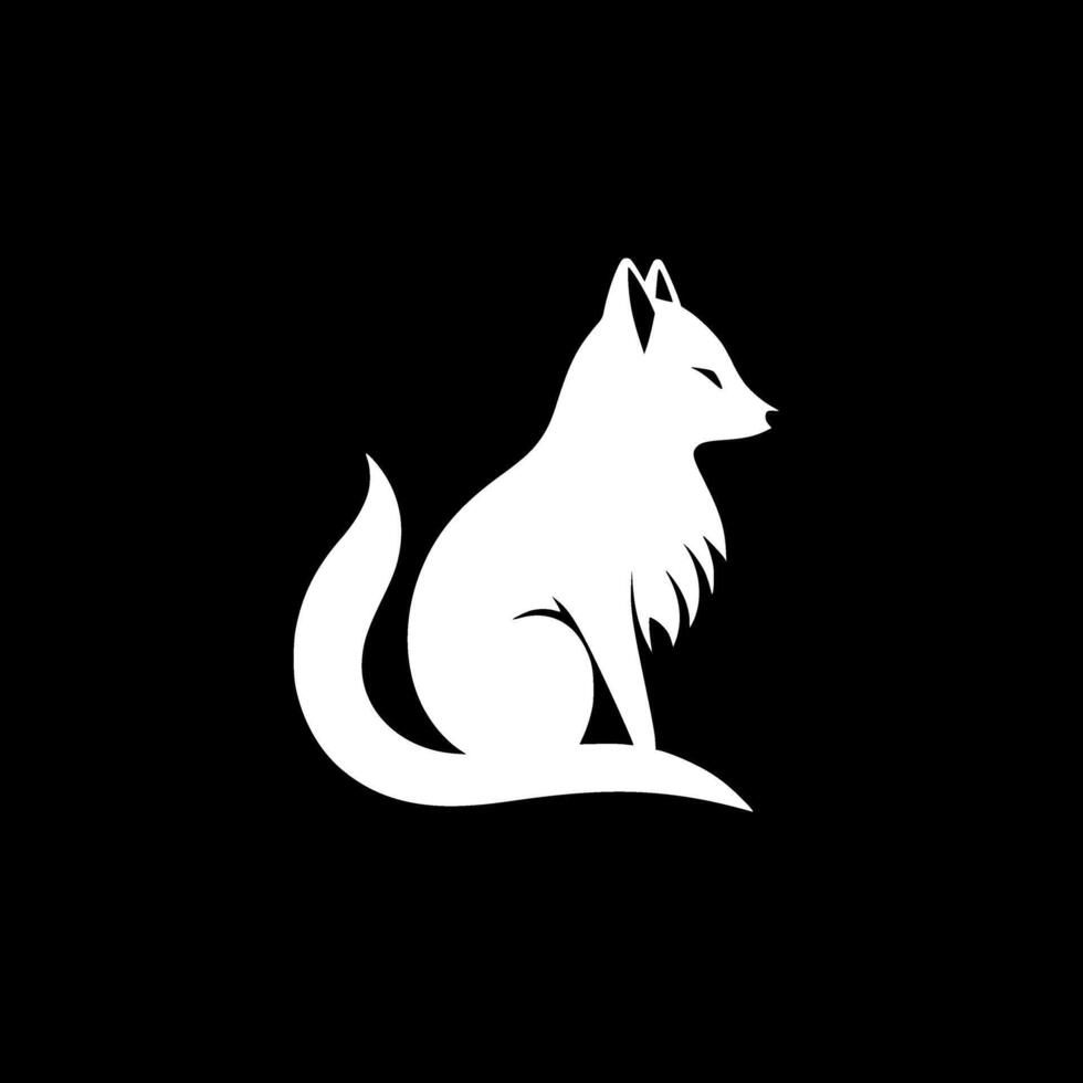 Fox - Minimalist and Flat Logo - illustration vector