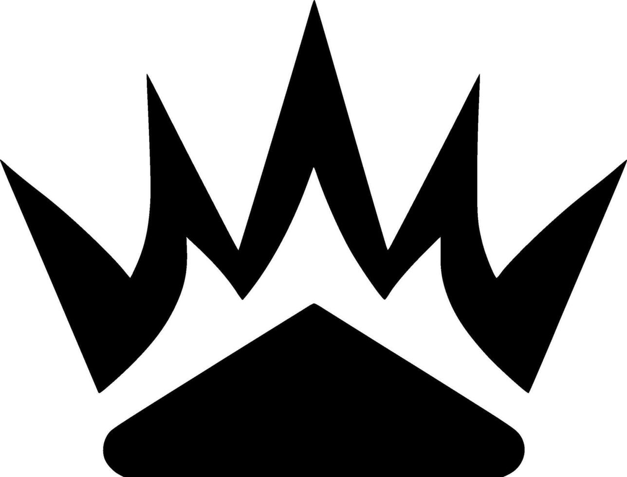 Crown - Minimalist and Flat Logo - illustration vector