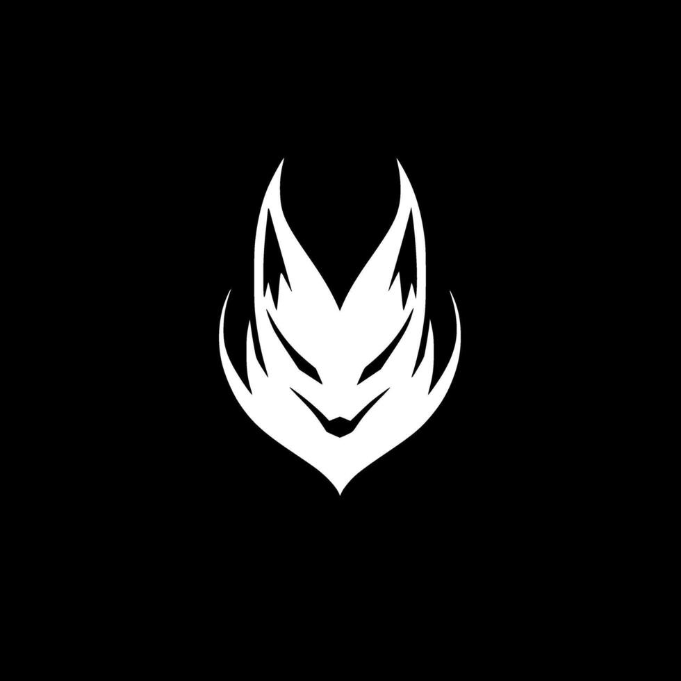 Fox, Minimalist and Simple Silhouette - illustration vector