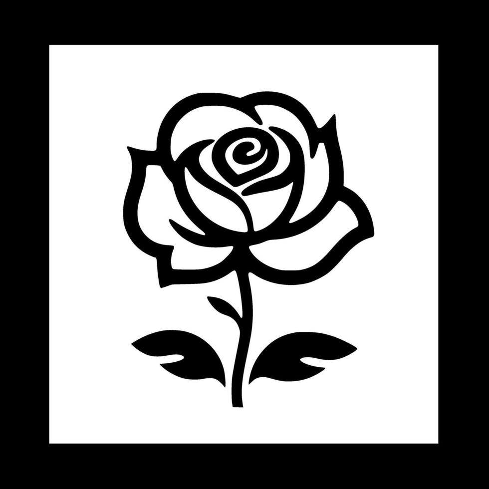 Flower - Minimalist and Flat Logo - illustration vector