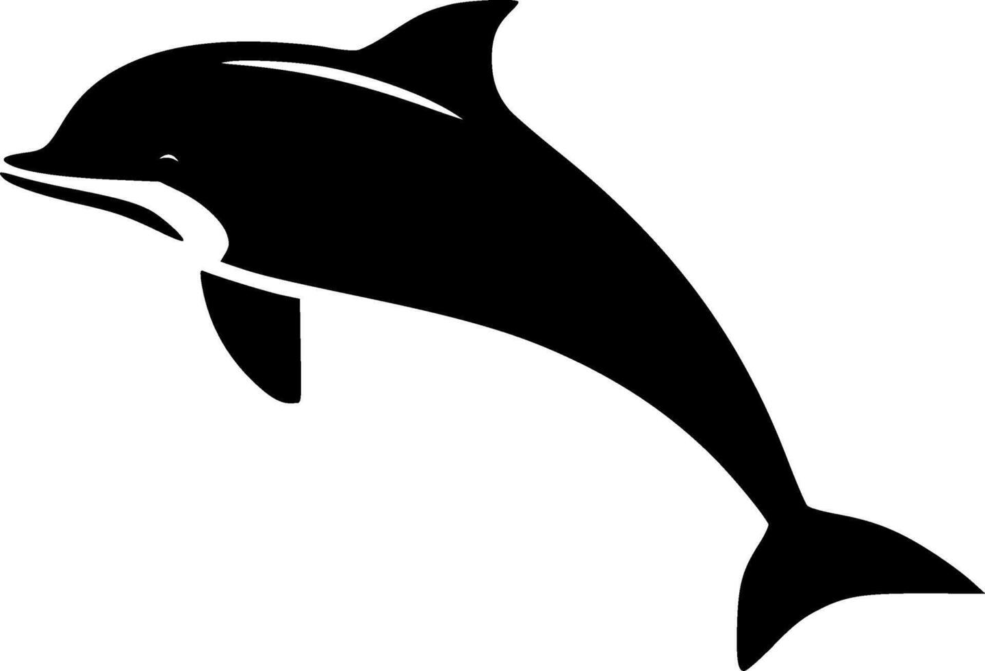 Dolphin - High Quality Logo - illustration ideal for T-shirt graphic vector