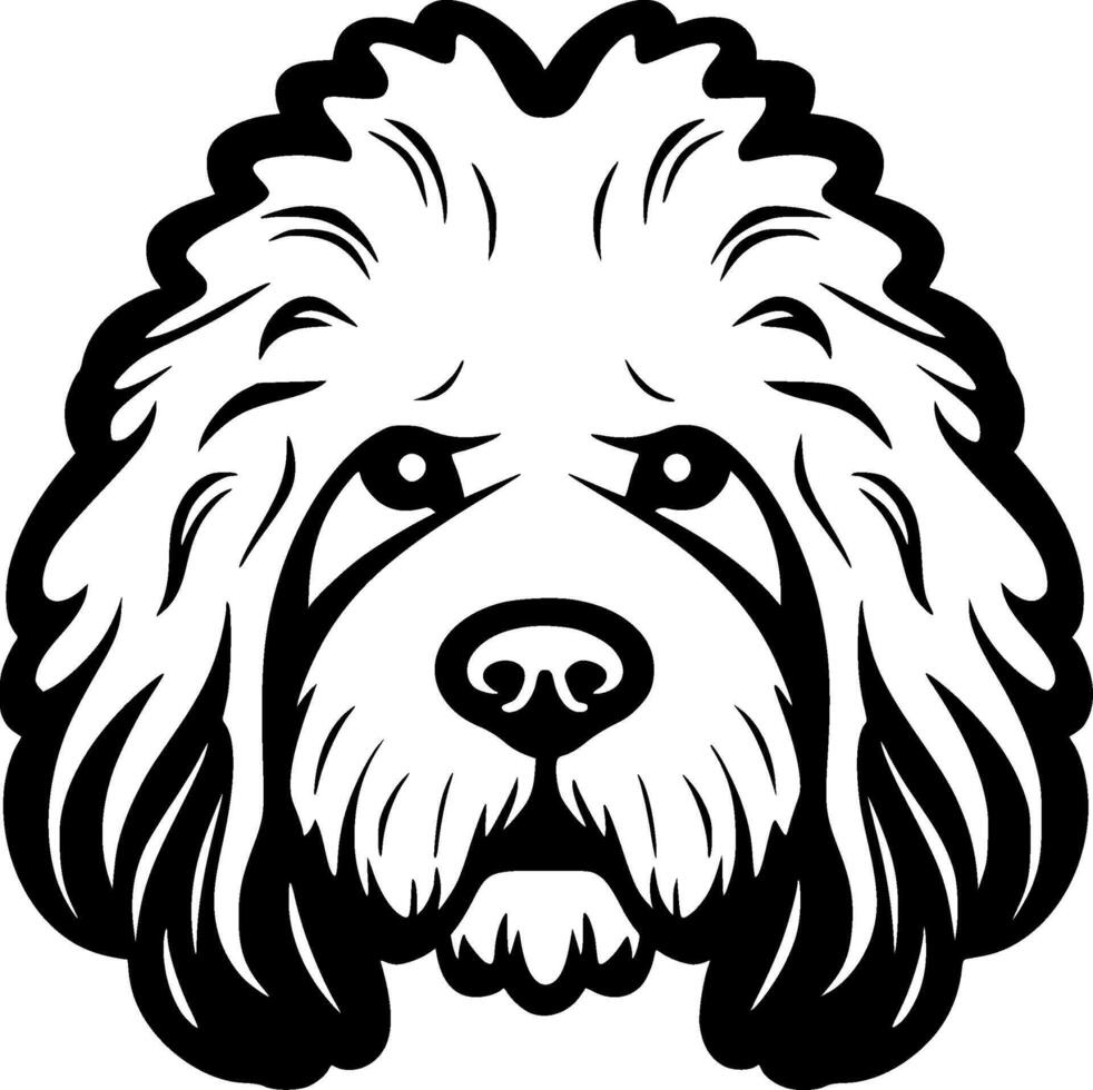 Bichon Frise, Minimalist and Simple Silhouette - illustration vector