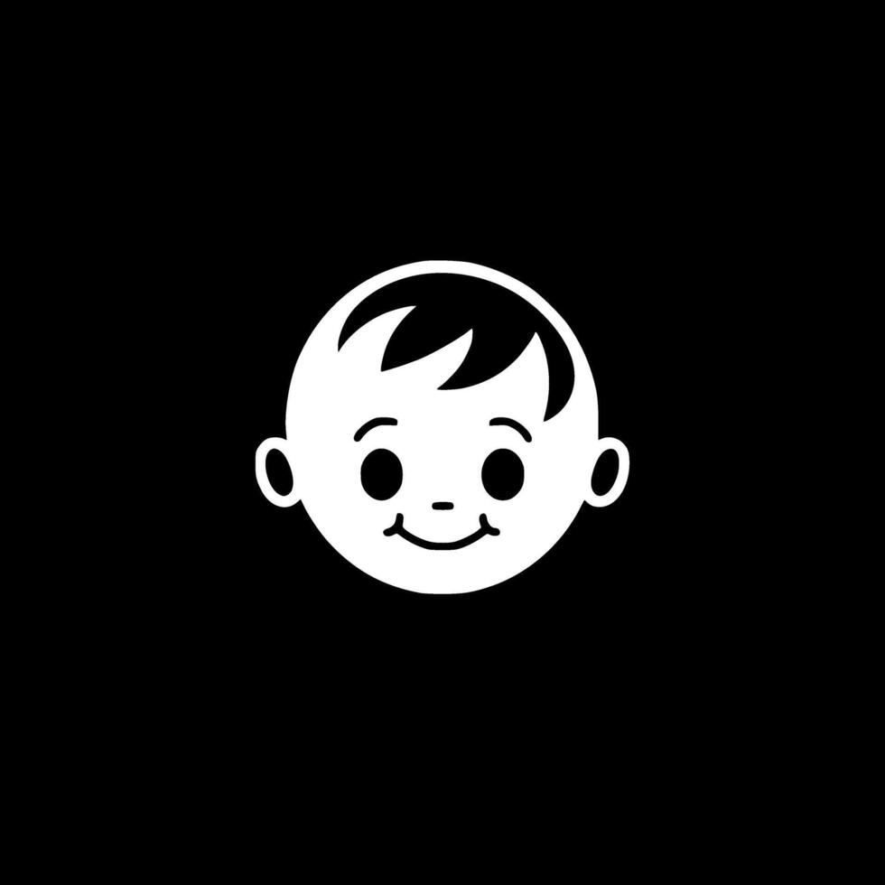 Baby, Minimalist and Simple Silhouette - illustration vector