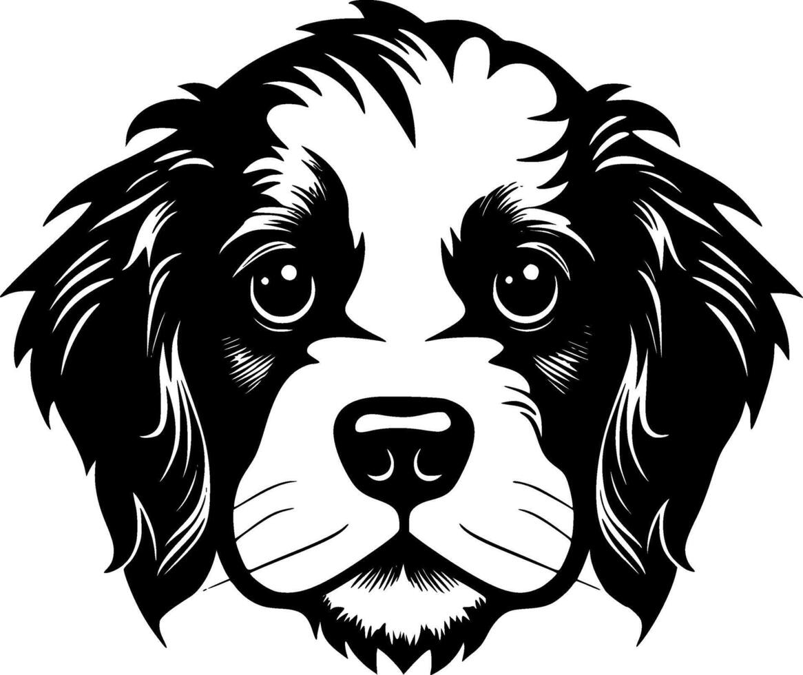 Puppy - Minimalist and Flat Logo - illustration vector