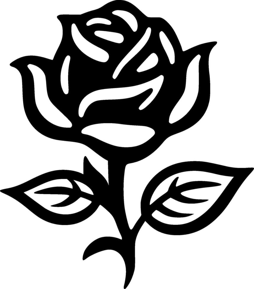 Flower - Minimalist and Flat Logo - illustration vector