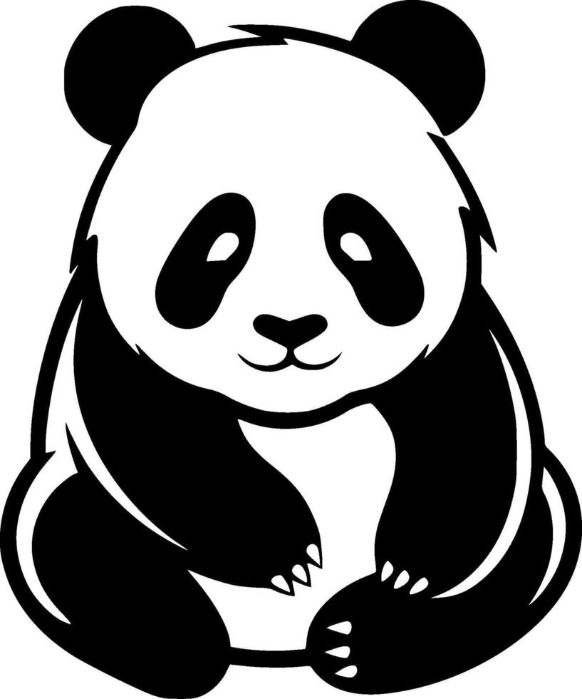 Panda - High Quality Logo - illustration ideal for T-shirt graphic vector
