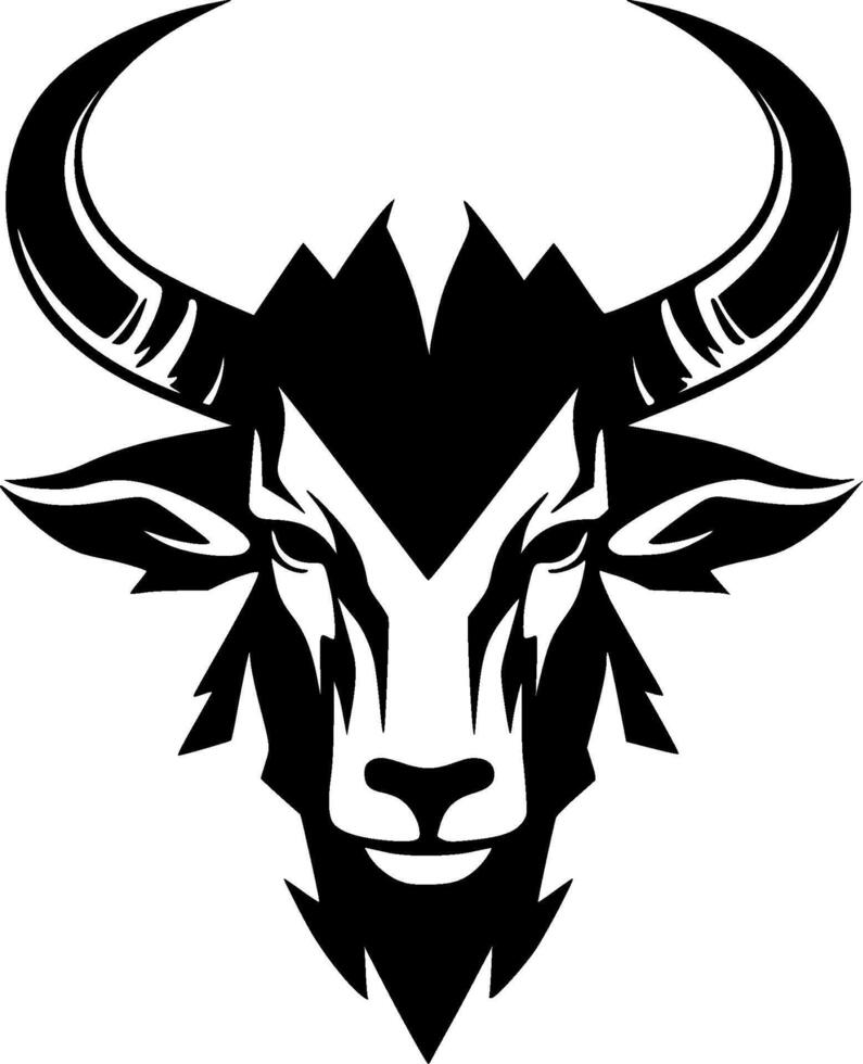 Goat - Minimalist and Flat Logo - illustration vector