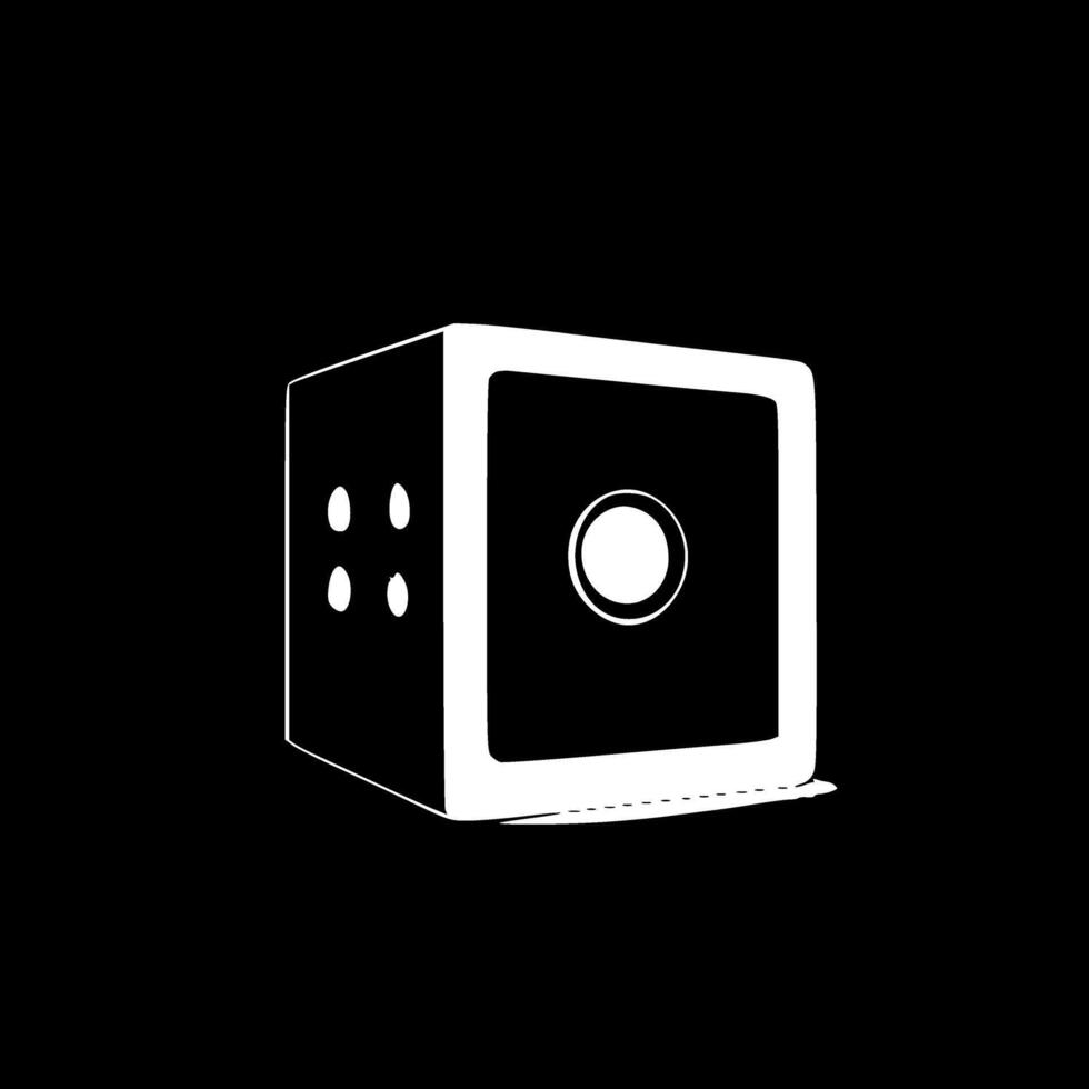 Lightbox, Minimalist and Simple Silhouette - illustration vector