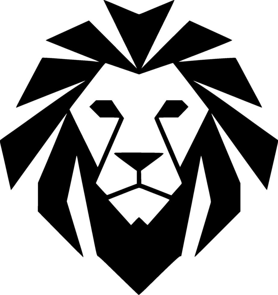 Lion - Minimalist and Flat Logo - illustration vector
