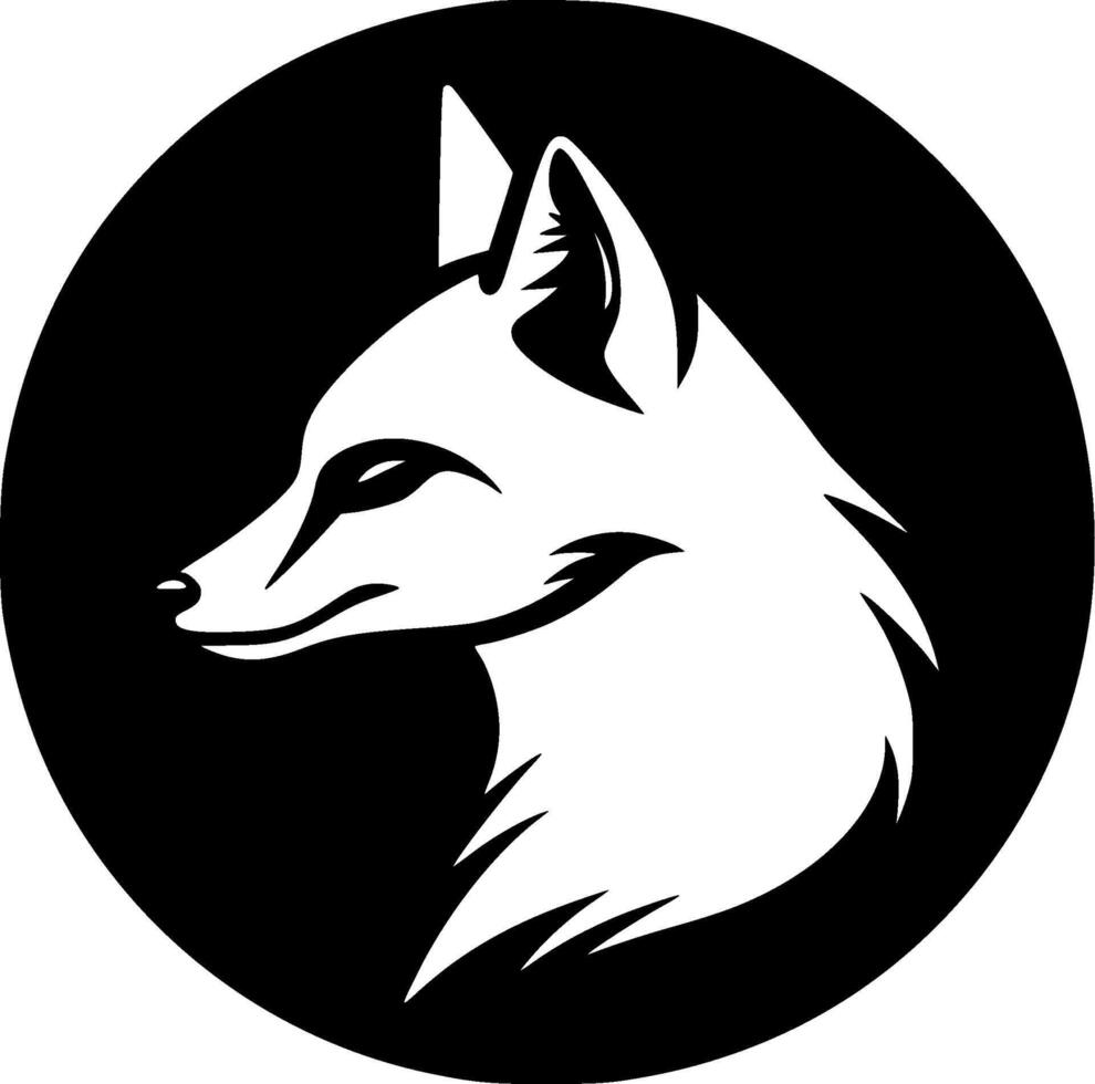 Fox - Minimalist and Flat Logo - illustration vector
