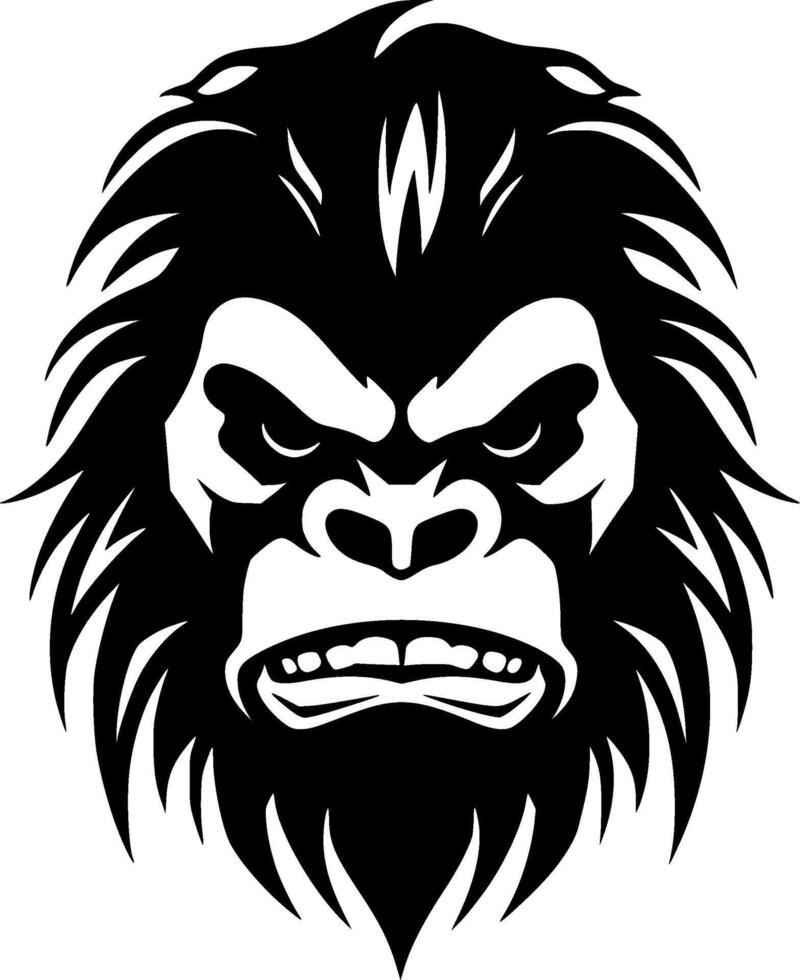 Gorilla - High Quality Logo - illustration ideal for T-shirt graphic vector