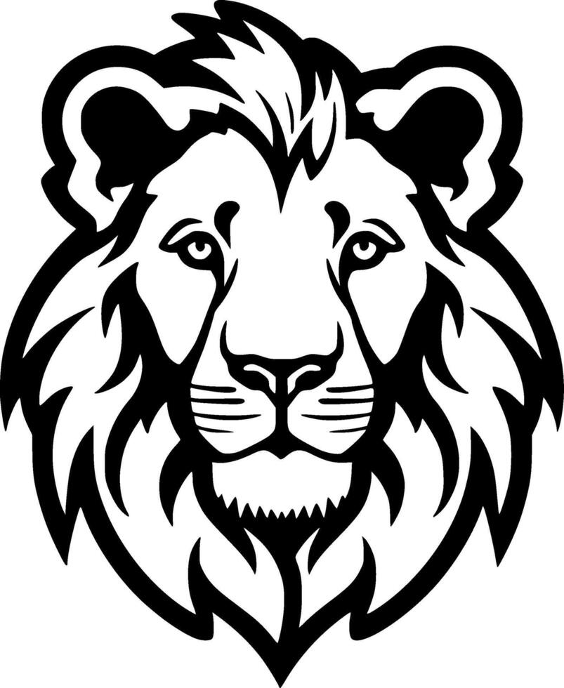 Lion Baby, Minimalist and Simple Silhouette - illustration vector