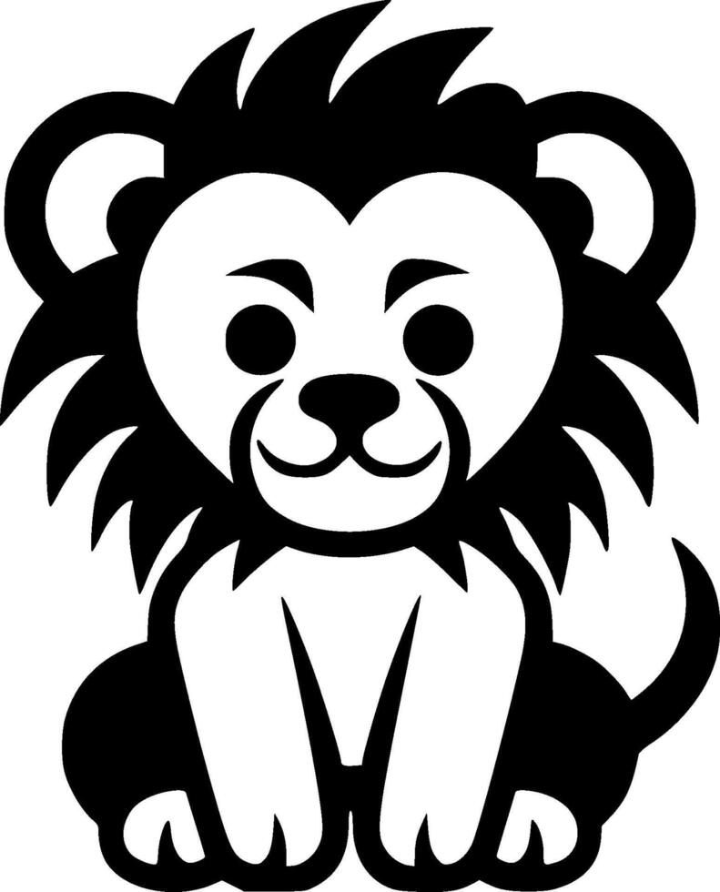 Lion Baby - High Quality Logo - illustration ideal for T-shirt graphic vector
