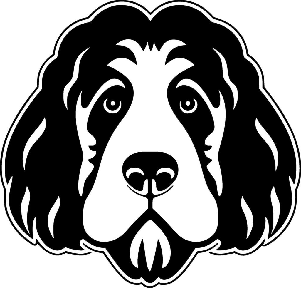 Poodle Dog, Minimalist and Simple Silhouette - illustration vector