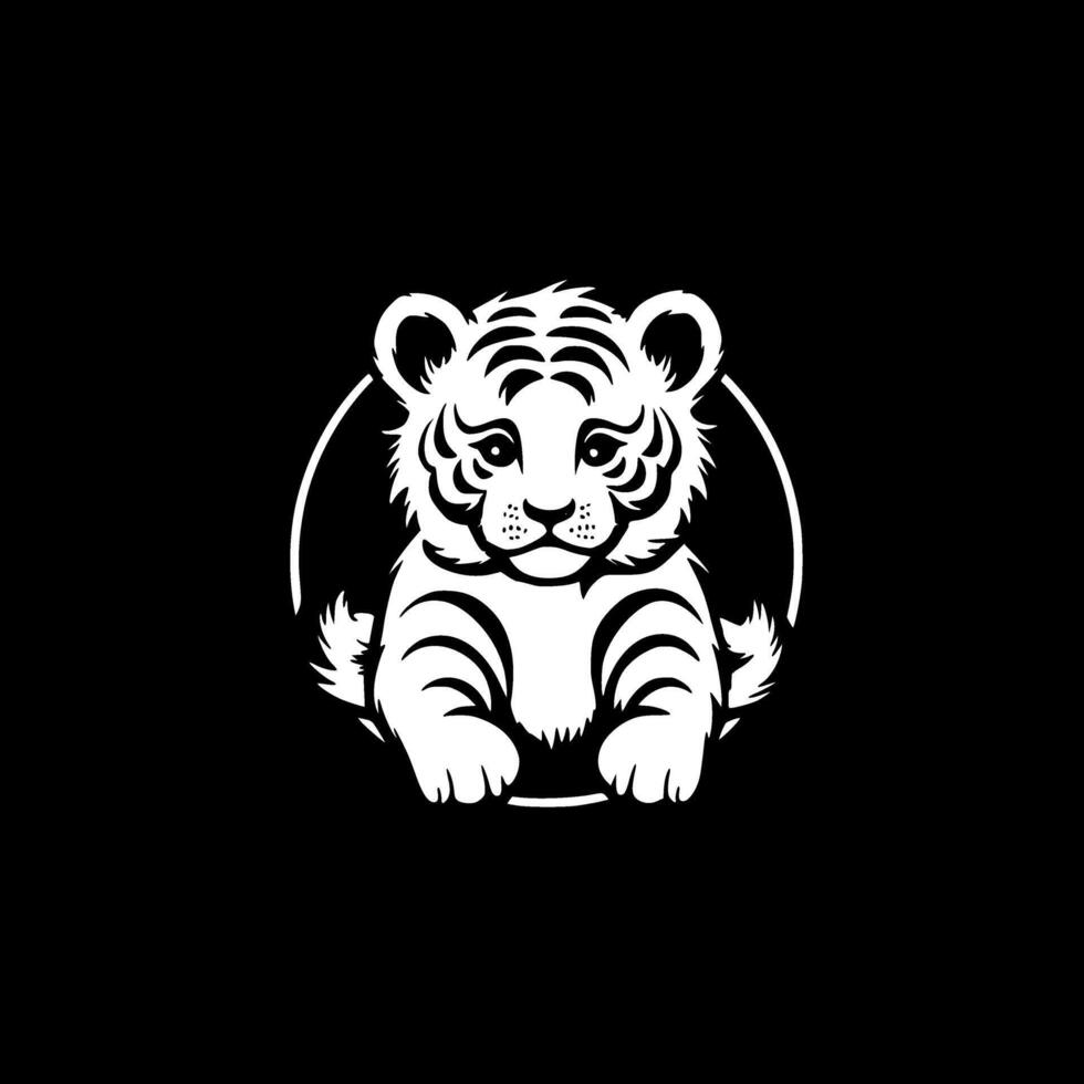 Tiger - Minimalist and Flat Logo - illustration vector
