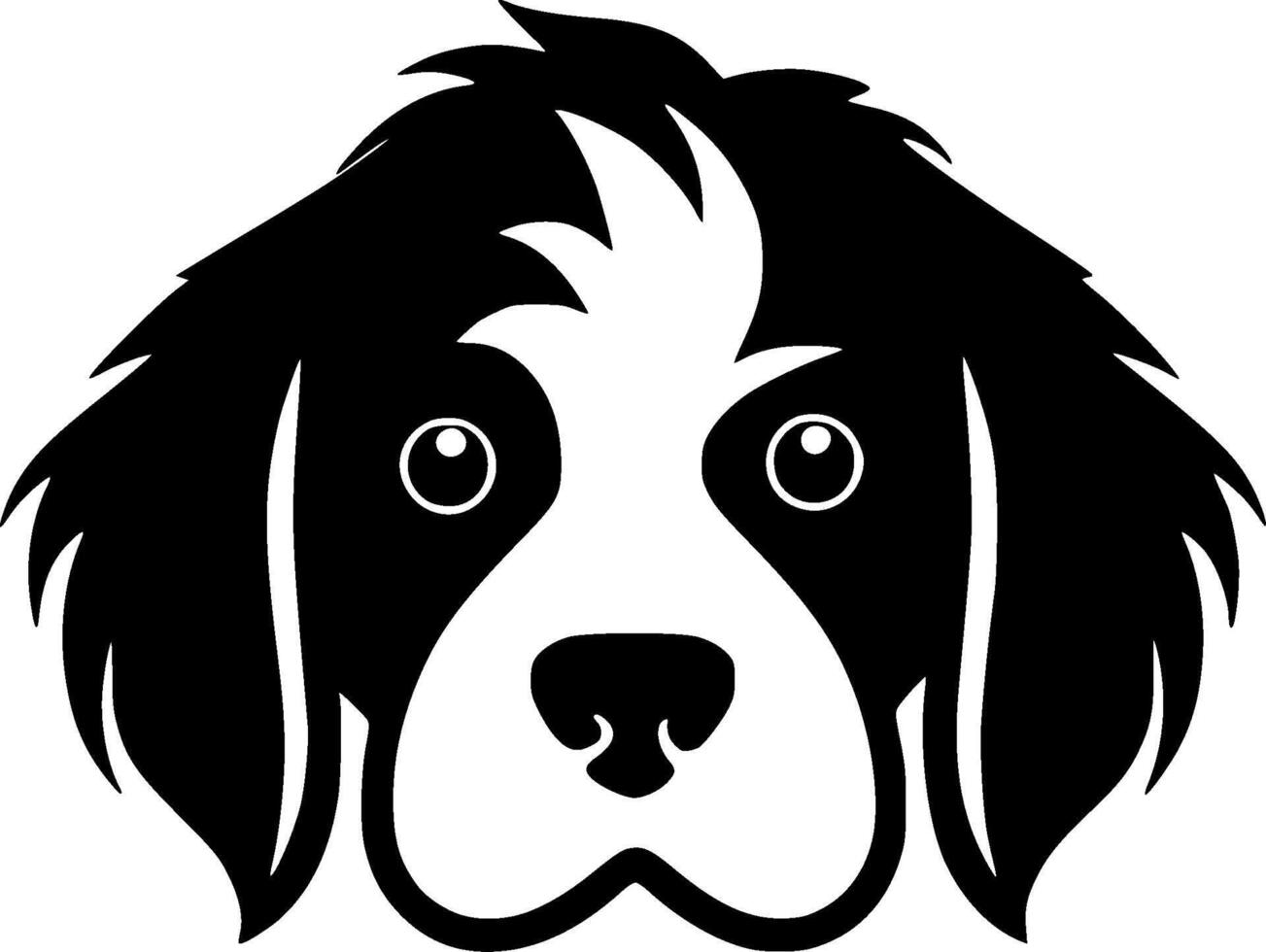 Puppy - Minimalist and Flat Logo - illustration vector