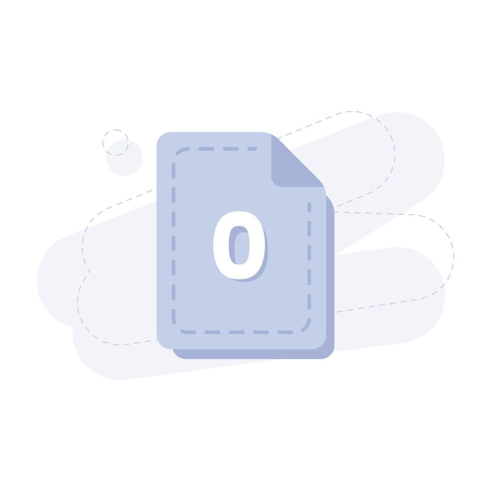 Data File Empty UI Illustration vector