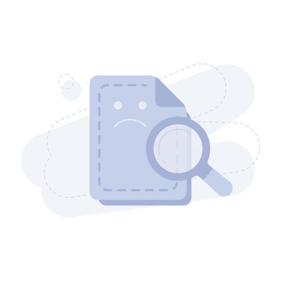 Upload File UI Illustration vector