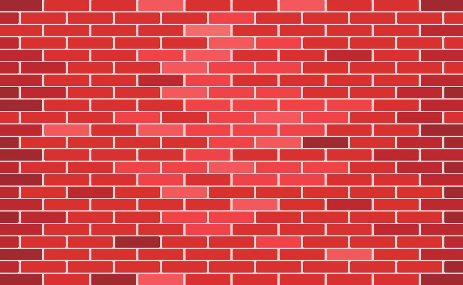 Red brick wall background. Texture background vector