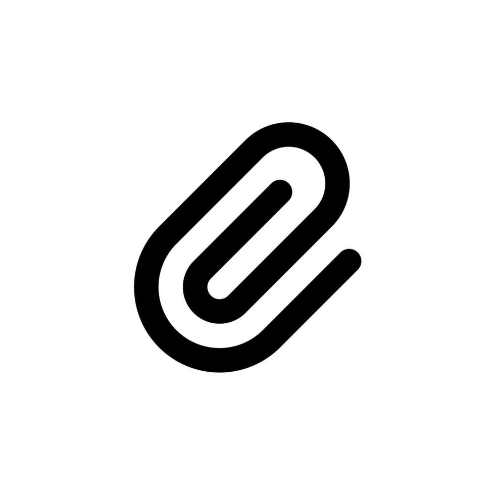 Paper clip. icon design. vector