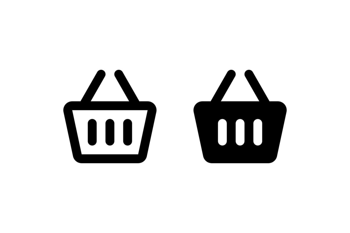 Shopping basket. icon design. vector