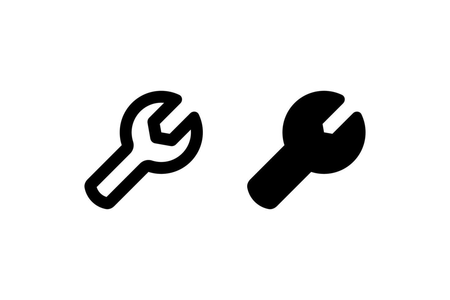 Wrench. icon design. vector